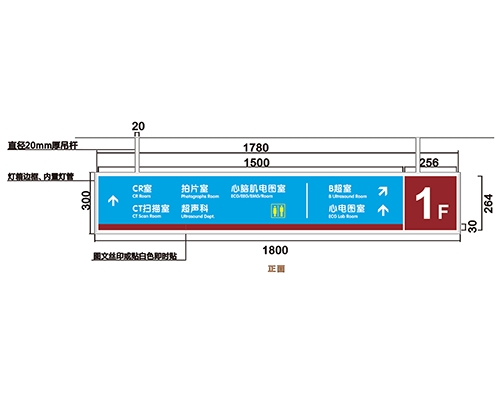 河南过道导视牌